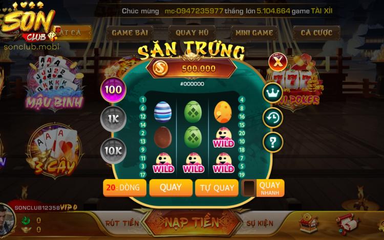 Những biểu tượng quan trọng trong săn trứng Sonclub