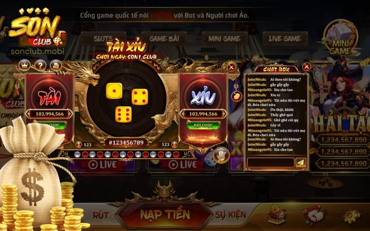 Sonclub đảm bảo sự uy tín và chất lượng dành cho người chơi